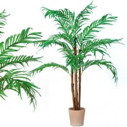 Velká umělá kokosová palma jako živá v květináči, pokojová, vysoká 160 cm
